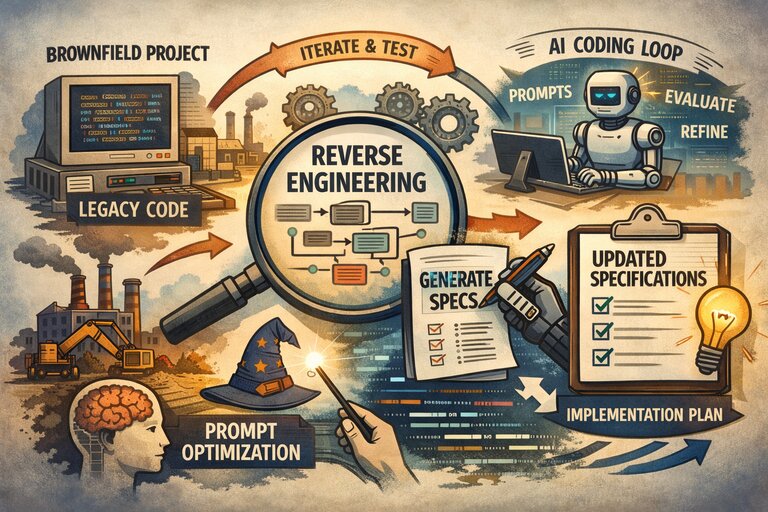 In Brown field projects Reverse Engineer your implementation back to Specs